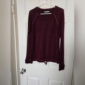 Maurices Deep Burgundy Long Sleeve‎ Sweatshirt